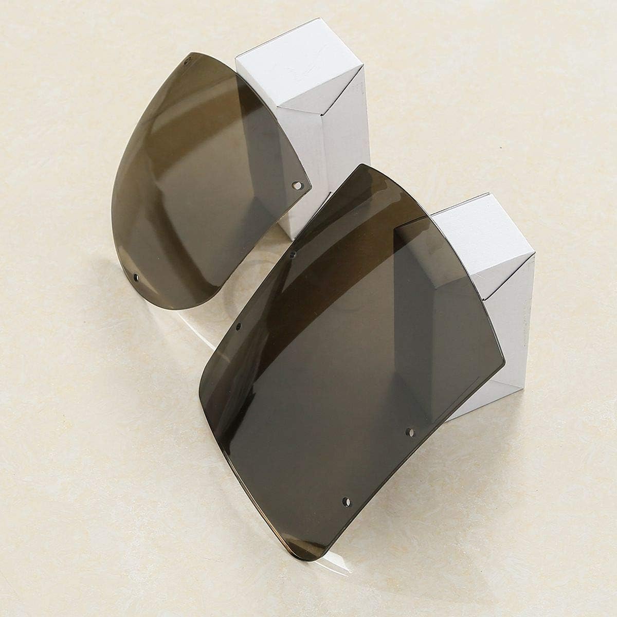 TCMT ABS Windshield Quarter Fairing Kit Fits For Sportster XL 88-16 Dyna 95-05 FXR 86-94 (Smoke)