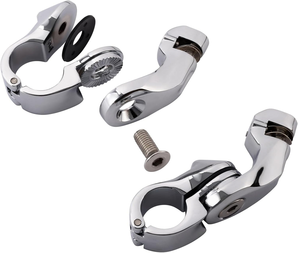 TCMT 32mm 1 1/4" Highway Engine Guard Bar Kit - Fits Harley Touring Road King, Street Glide, Electra Glide, Softail, Sportster, Dyna with 1-1/4" Engine Guards