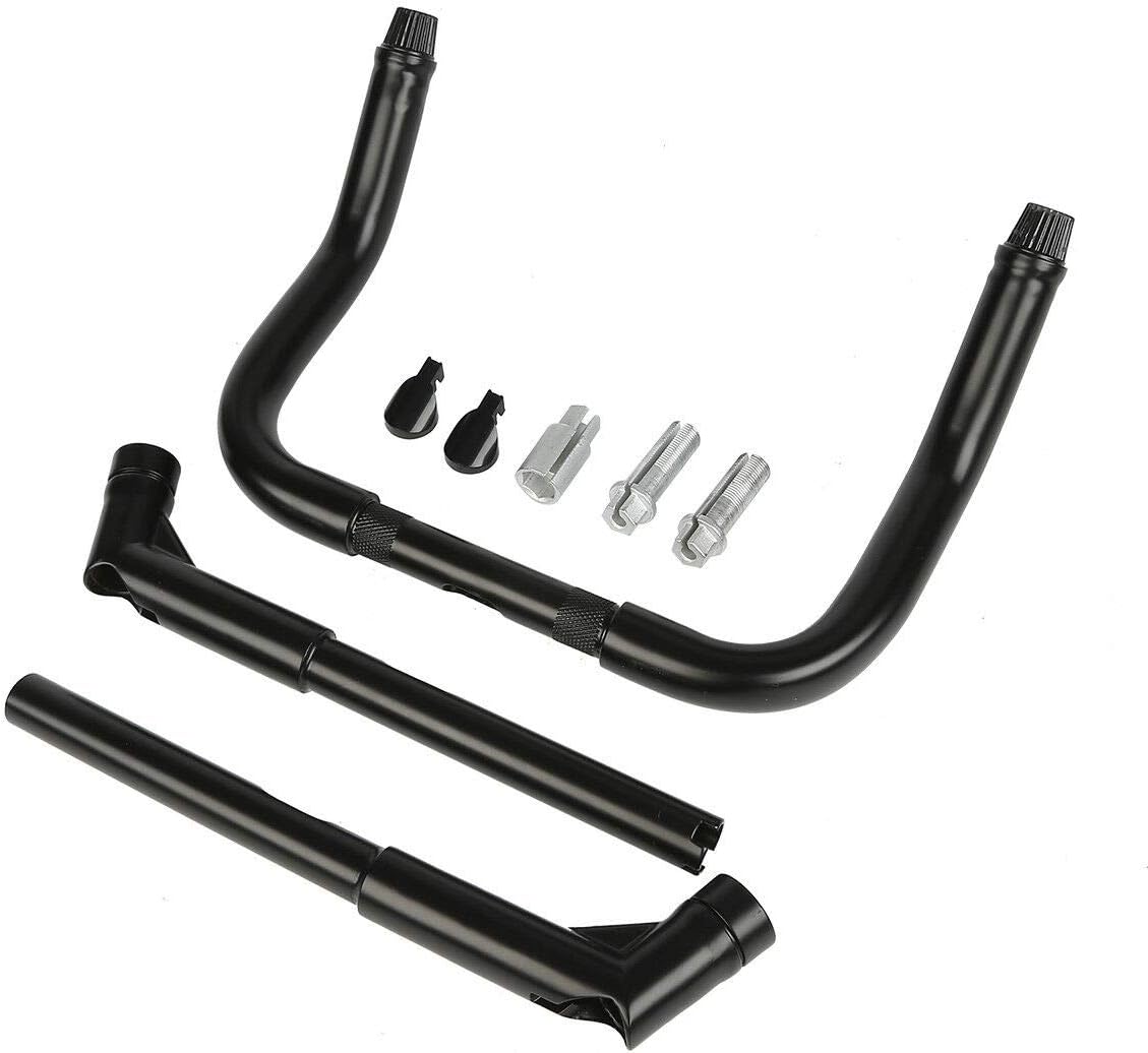 TCMT 12" Rise 1" Handlebar Hanger Bar Fit For Harley Davidson Electra Glide Street Glide Ultra Limited Tri Glide 2014-2023