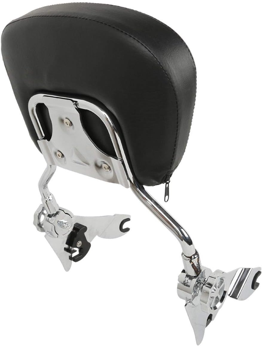 TCMT Adjustable Sissy Bar Passenger Backrest W/Pad Fits For Harley Touring Road King Street Glide Road Glide 2009-2025 Electra Glide 2009-2022 Ultra Limited 2014-2019 Ultra Classic 2009-2013