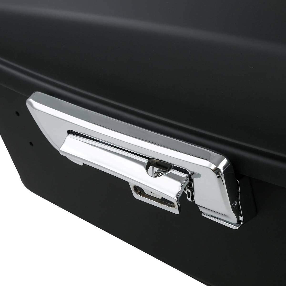 TCMT 13.7" King Motorcycle Trunk Box W/Latches Key Fit For Harley 2014-2025 Touring CVO Road King Road Glide Street Glide Electra Glide Pack