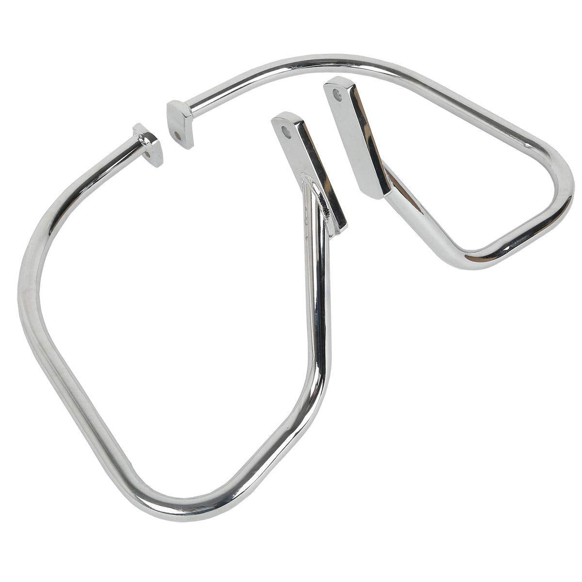 TCMT Saddlebag Guard Rear Rail Crash Bar Fits For Harley Softail Heritage Springer FLSTS 97-99