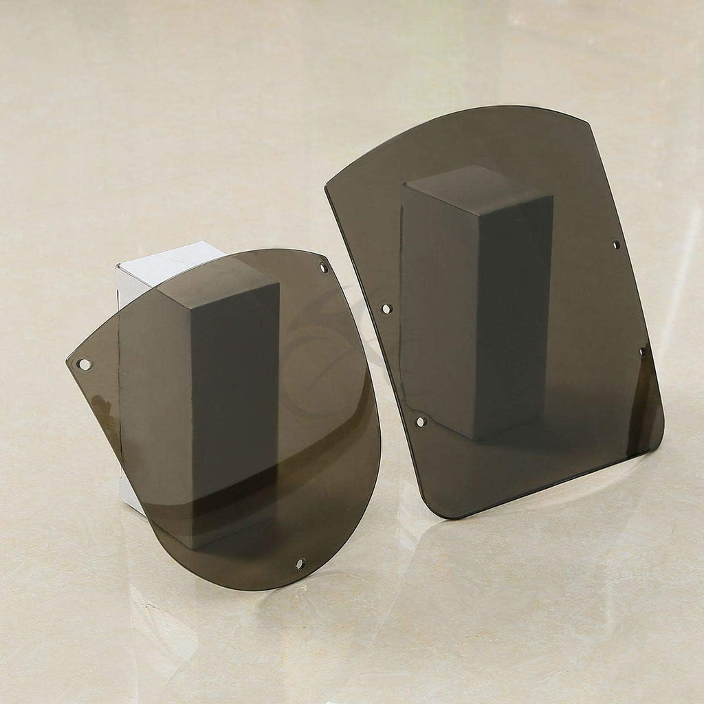 TCMT ABS Windshield Quarter Fairing Kit Fits For Sportster XL 88-16 Dyna 95-05 FXR 86-94 (Smoke)