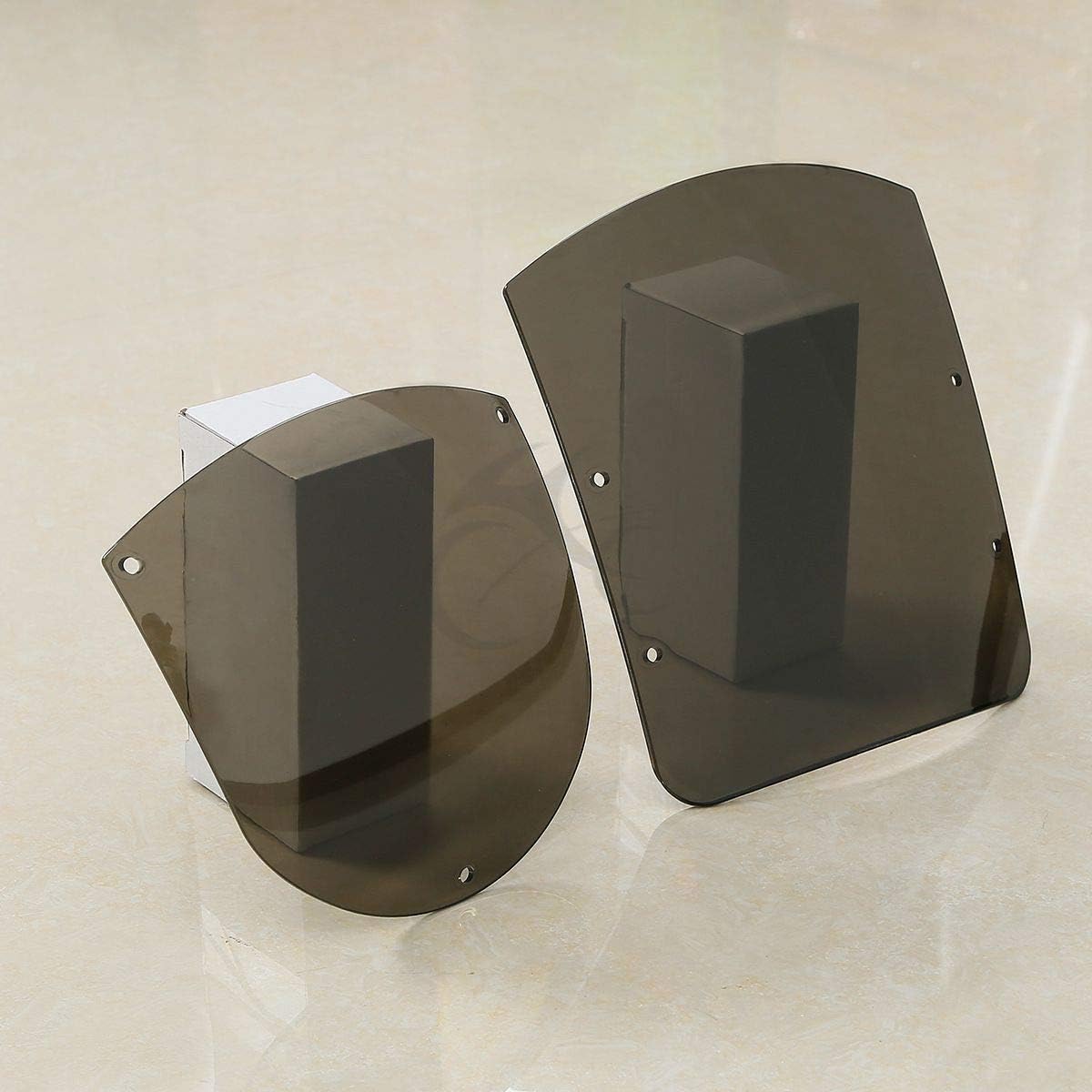 TCMT ABS Windshield Quarter Fairing Kit Fits For Sportster XL 88-16 Dyna 95-05 FXR 86-94 (Smoke)