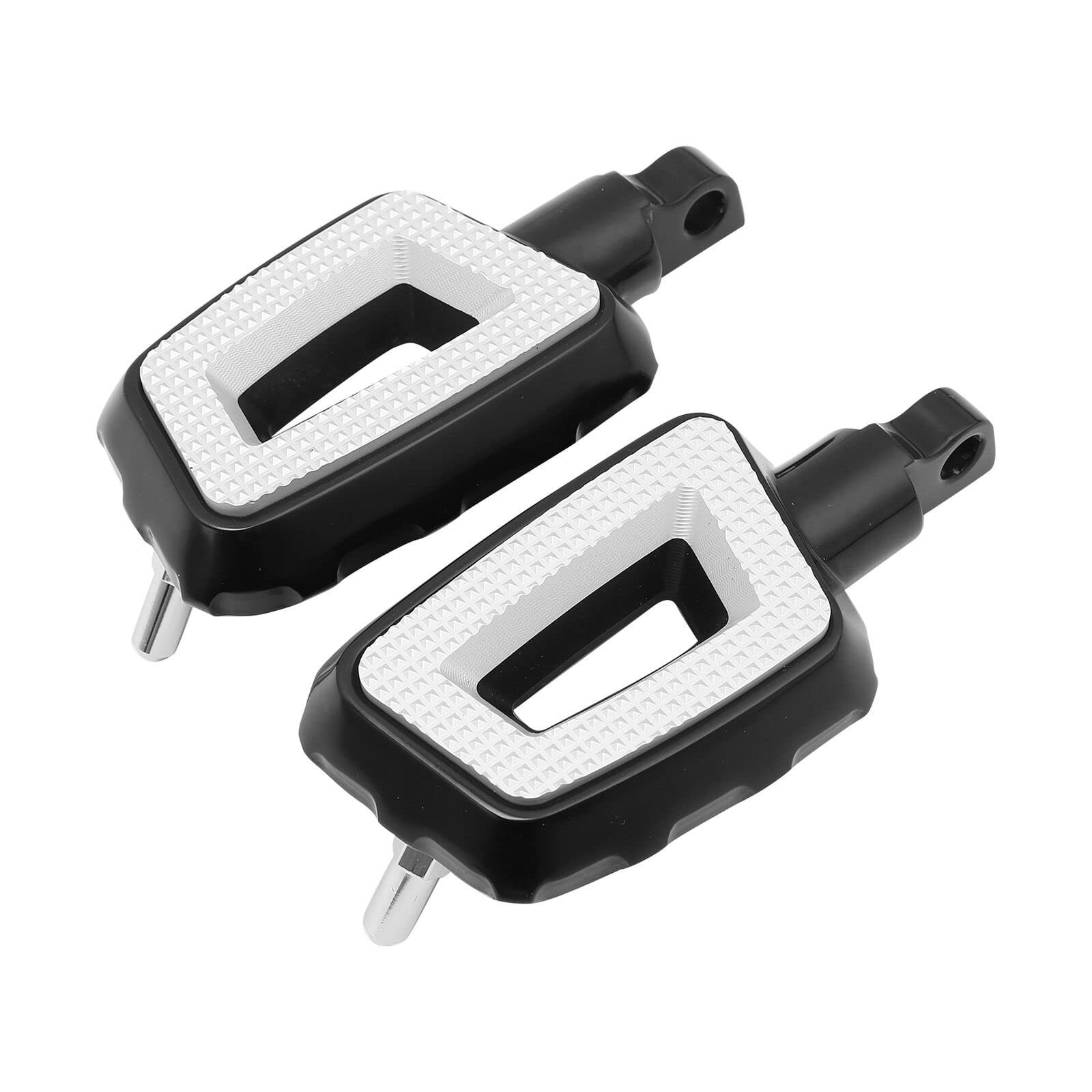 TCMT 10mm Highway Foot Pegs Footrest Chrome Fits For Harley Davidson Touring Softail Dyna