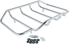 TCMT 13.7" King Motorcycle Trunk Box Backrest Pad Luggage Rack 2 Up Mount Rack Taillight Fit For Harley 2014-2025 Touring CVO Road King Road Glide Street Glide Electra Glide Ultra Limited Pack