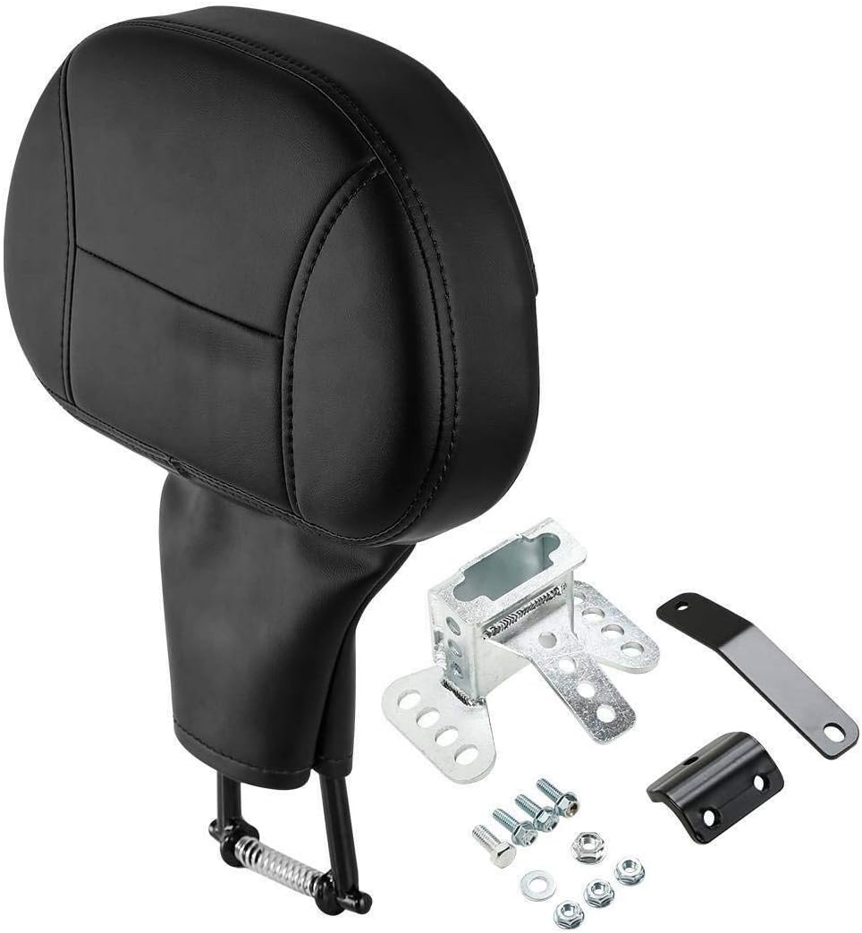 Adjustable Plug-in Driver Rider Backrest Backrest Pad Fit For Harley Touring Road King FLHR Street Glide FLHX Road Glide FLTR 2009-2025