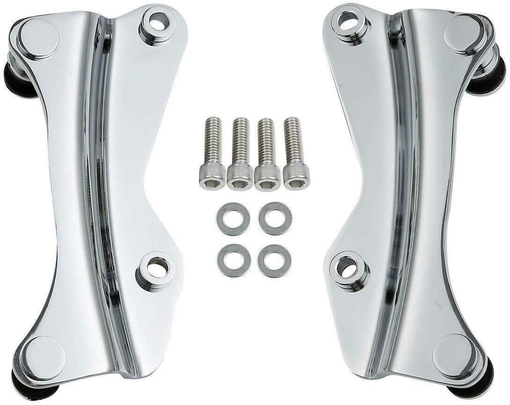 TCMT 13.7" King Motorcycle Trunk Box Backrest Pad Luggage Mount Rack Taillight Docking Hardware Fit For Harley 2014-2025 Touring CVO Road King Road Glide Street Glide Electra Glide Pack