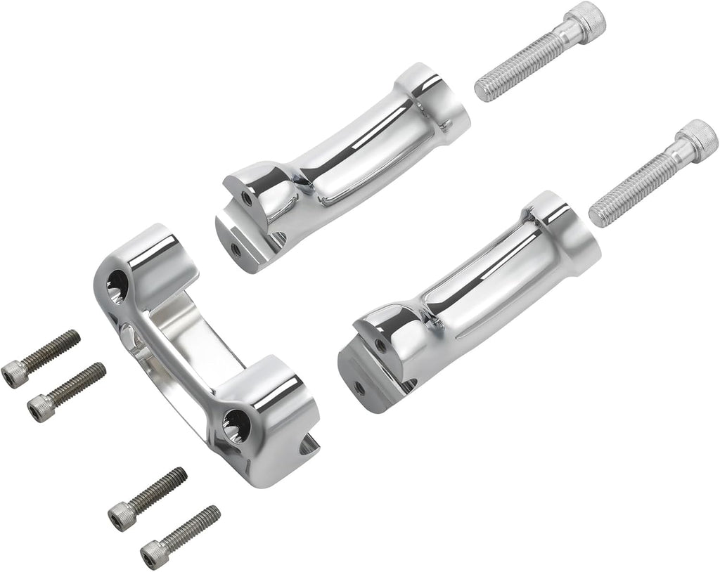 TCMT 4" Handlebar Riser 1" Bar Fit For Harley Softail Breakout FXBR2018-2019 2023-2024 114 FXBRS 2018-2020 Street Bob 114 FXBBS 2021-2024 FXDR 114 FXDRS 2019-2020
