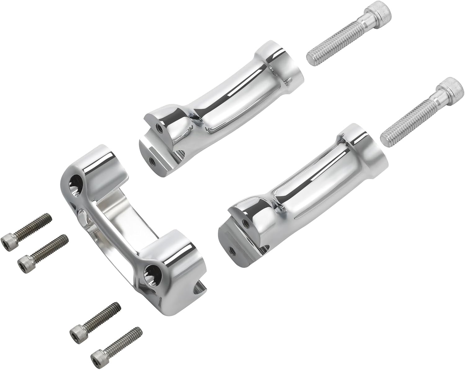 TCMT 4" Handlebar Riser 1" Bar Fit For Harley Softail Breakout FXBR2018-2019 2023-2024 114 FXBRS 2018-2020 Street Bob 114 FXBBS 2021-2024 FXDR 114 FXDRS 2019-2020