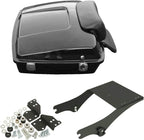 TCMT 5.5" Razor Motorcycle Trunk Backrest Pad Mount Rack Docking Hardware Fit for Harley Touring 1997-2008 Touring Road King Electra Glide Road Glide Pack