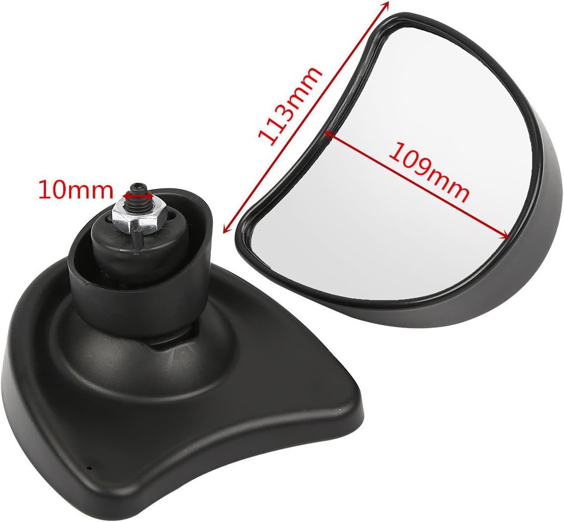 TCMT 10mm Fairing Mount Rearview Mirrors Fits For Harley Touring Electra Street Glide 1996-2013