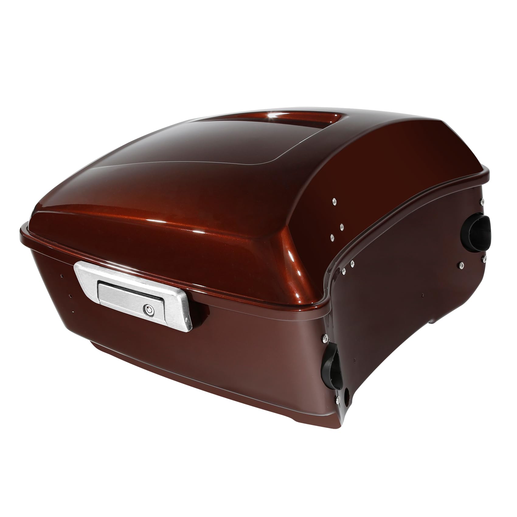 TCMT 13.7" King Motorcycle Trunk Box Fits For Harley Davidson 2014-2025 Touring CVO Road King Road Glide Street Glide Electra Glide Ultra Limited Pack Trunk