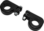 TCMT 32mm 1 1/4" Highway Engine Guard Bar Highway Footpegs Mount Kit - Aluminum - Black - Universal Fit - Front - Fits Harley Touring, Road King, Street Glide, Electra Glide & More