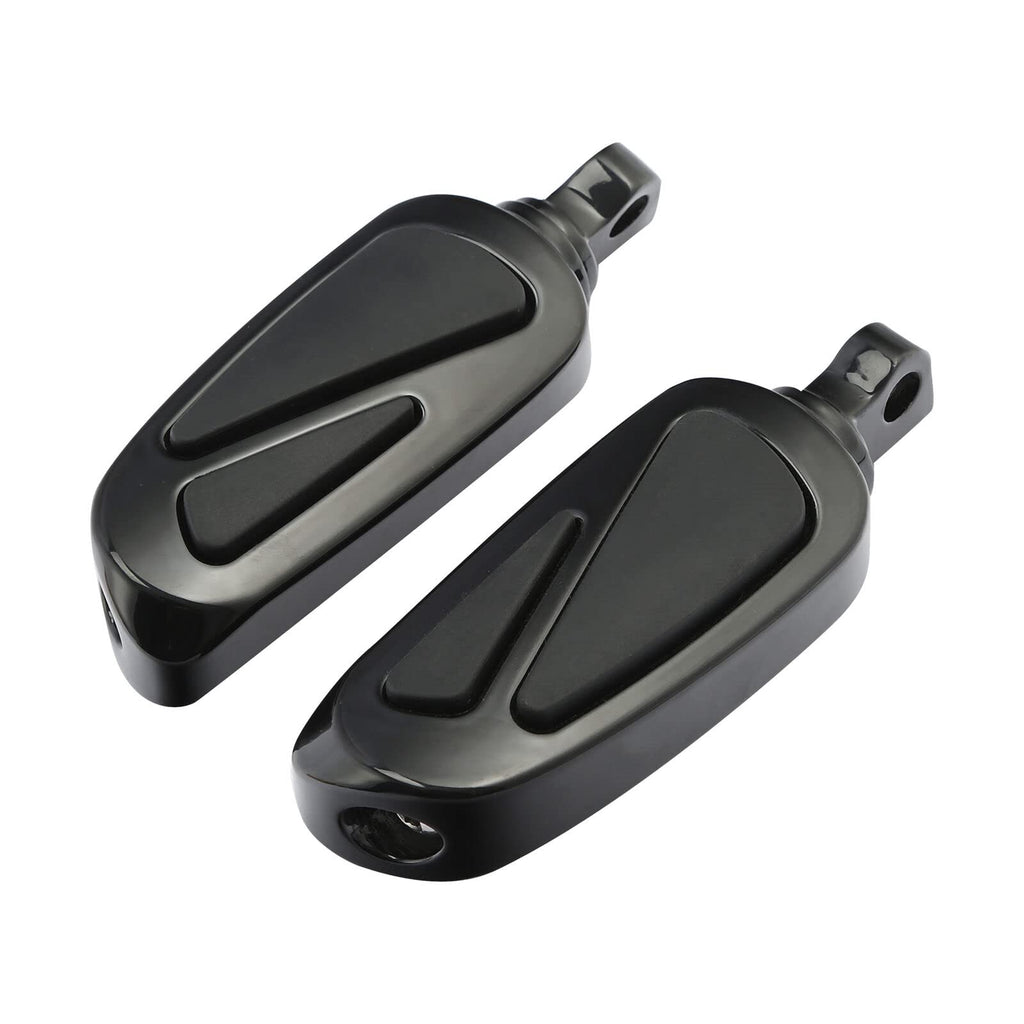 TCMT 10mm Highway Foot Pegs Footrest Chrome Fits For Harley Davidson Touring Softail Dyna