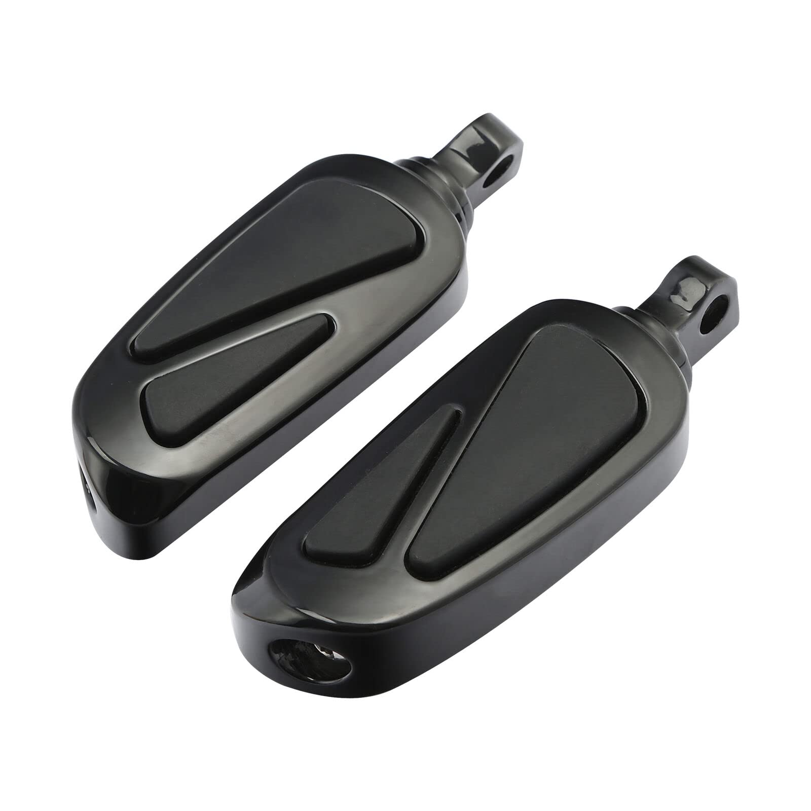 TCMT 10mm Highway Foot Pegs Footrest Chrome Fits For Harley Davidson Touring Softail Dyna