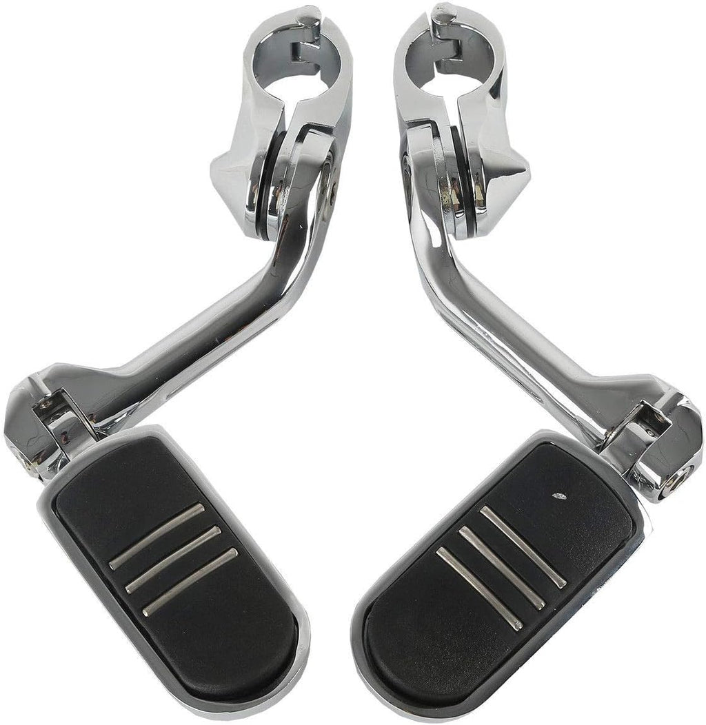 TCMT 32mm 1 1/4" Highway Engine Guard Bar Highway Footpegs Mount Kit Fits For Harley Touring Road King Street Glide Road Glide Electra Glide Softail Sportster Dyna with 1.25" Engine Guards
