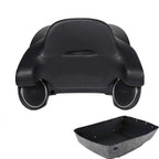 TCMT 13.7" King 2014-2025 Motorcycle Trunk Backrest Pad Luggage Rack Speakers Taillight Fit For Harley Trunk Touring CVO Road King Road Glide Street Glide Electra Glide Pack