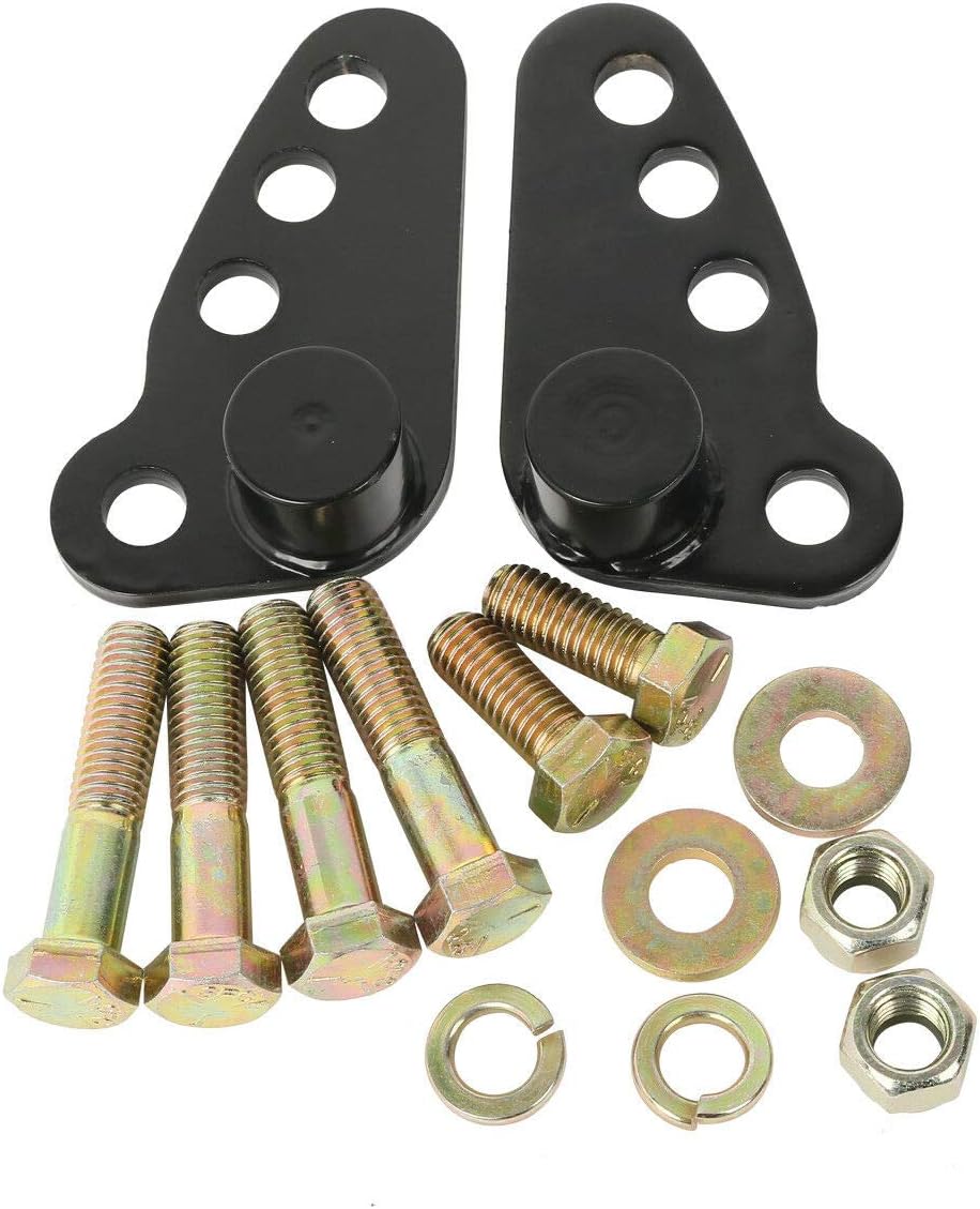 TCMT 1-3" Adjustable Lowering Kits Fits For Harley Electra Glide Ultra Classic 2002-2016 Street Glide Road King with Hard Saddlebags Only.