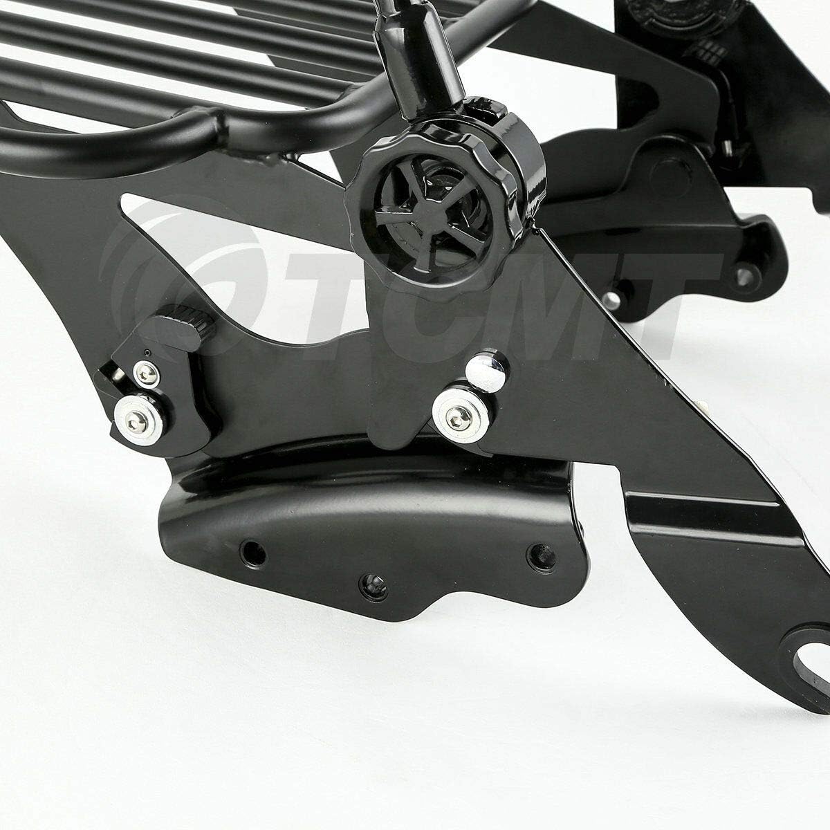 TCMT Backrest Sissy Bar Luggage Rack & Docking Kit Fit For Harley Touring Electra Glide Street Glide Road Glide Road King 2009-2013