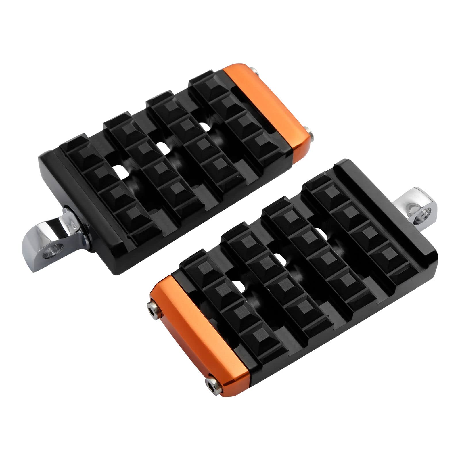 TCMT 10mm High Way Foot Pegs Rests Mount Fits For Harley Davidson Touring Sportster Dyna