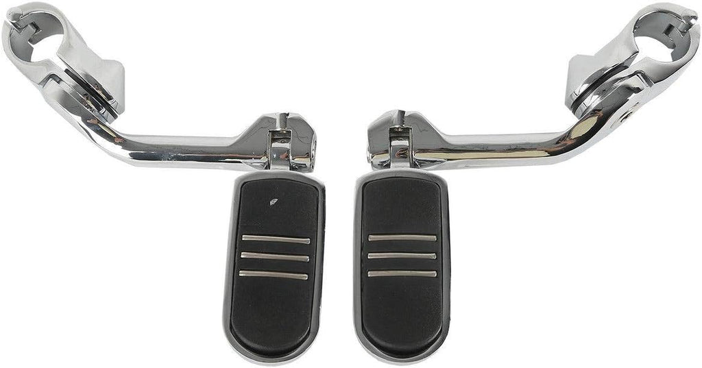 TCMT 32mm 1 1/4" Highway Engine Guard Bar Highway Footpegs Mount Kit Fits For Harley Touring Road King Street Glide Road Glide Electra Glide Softail Sportster Dyna with 1.25" Engine Guards
