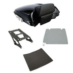 TCMT 5.5" Razor Motorcycle Trunk Box Backrest Psd Fits For Harley Touring 2014-2025 CVO Road King Road Glide Street Glide Electra Glide Ultra Limited Tri Glide Pack
