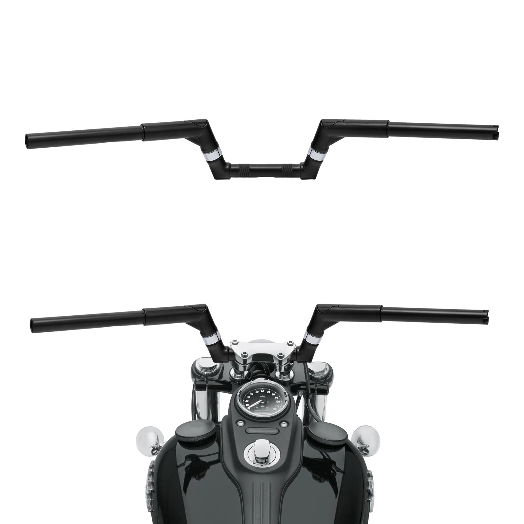 TCMT 14" Rise 1-1/4'' Frisco Ape Handle Bar Handlebar Fits For Harley Softail Slim Heritage Fat Boy Deluxe Deuce Sportster XL 883 1200 Dyna Super Glide Wide Glide Low Rider Fat Bob Custom Application