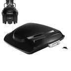 TCMT 5.5" Razor Motorcycle Trunk Box Backrest Pad Mounting Rack Fit For Harley 2014-2025 Touring Road King Street Road Electra Glide Pack