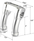 TCMT 4" Tall Handlebar Riser 1-1/4" Top Clamp Fit For Harley Breakout FXBR 2023-24 114 FXBRS 18-20 Street Bob FXBB 18-20 114 FXBBS 21-24 Softail Standard FXST 20 FXDR 114 FXDRS 19-20