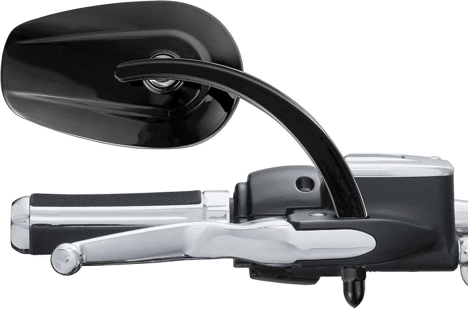 TCMT 8mm Large Rearview Side Mirrors Fit For Harley Dyna Switchback Street Bob Fat Bob Low Rider Wide Glide Softail Slim Fat Boy Sportster 1200 48 72 XG500 XG750 Touring Road King Road Street Glide