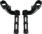 TCMT 1.25" Male Mount Style Footpeg Peg Fit For Harley Touring Road King Street Glide Road Glide Electra Glide Softail Sportster Dyna with 1-1/4" Engine Guards