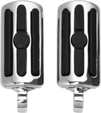 TCMT 10mm Highway Foot Pegs Footrest Chrome Fits For Harley Davidson Touring Softail Dyna