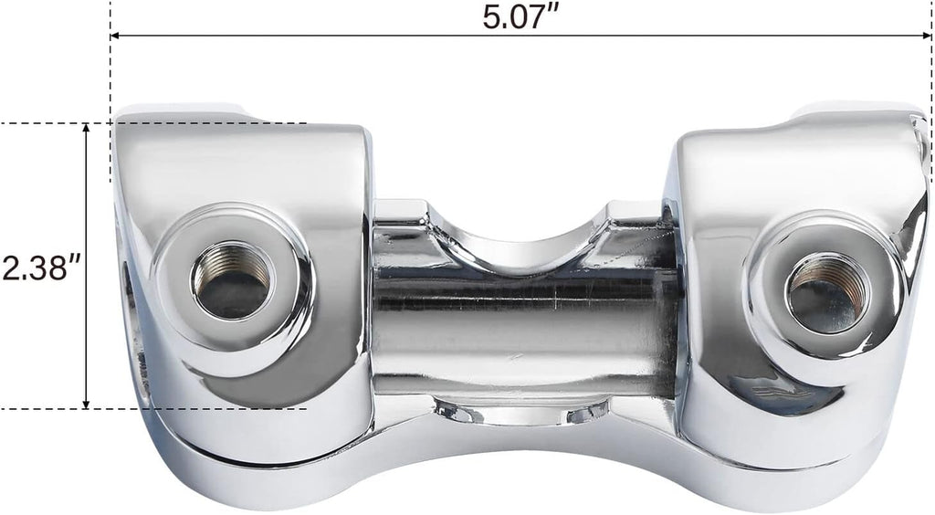 TCMT 1.25'' Handlebar Riser Top Clamp Fit For Harley Touring Road King Road Glide Street Glide Electra Glide Ultra Class Ultra Limited 1988-2023