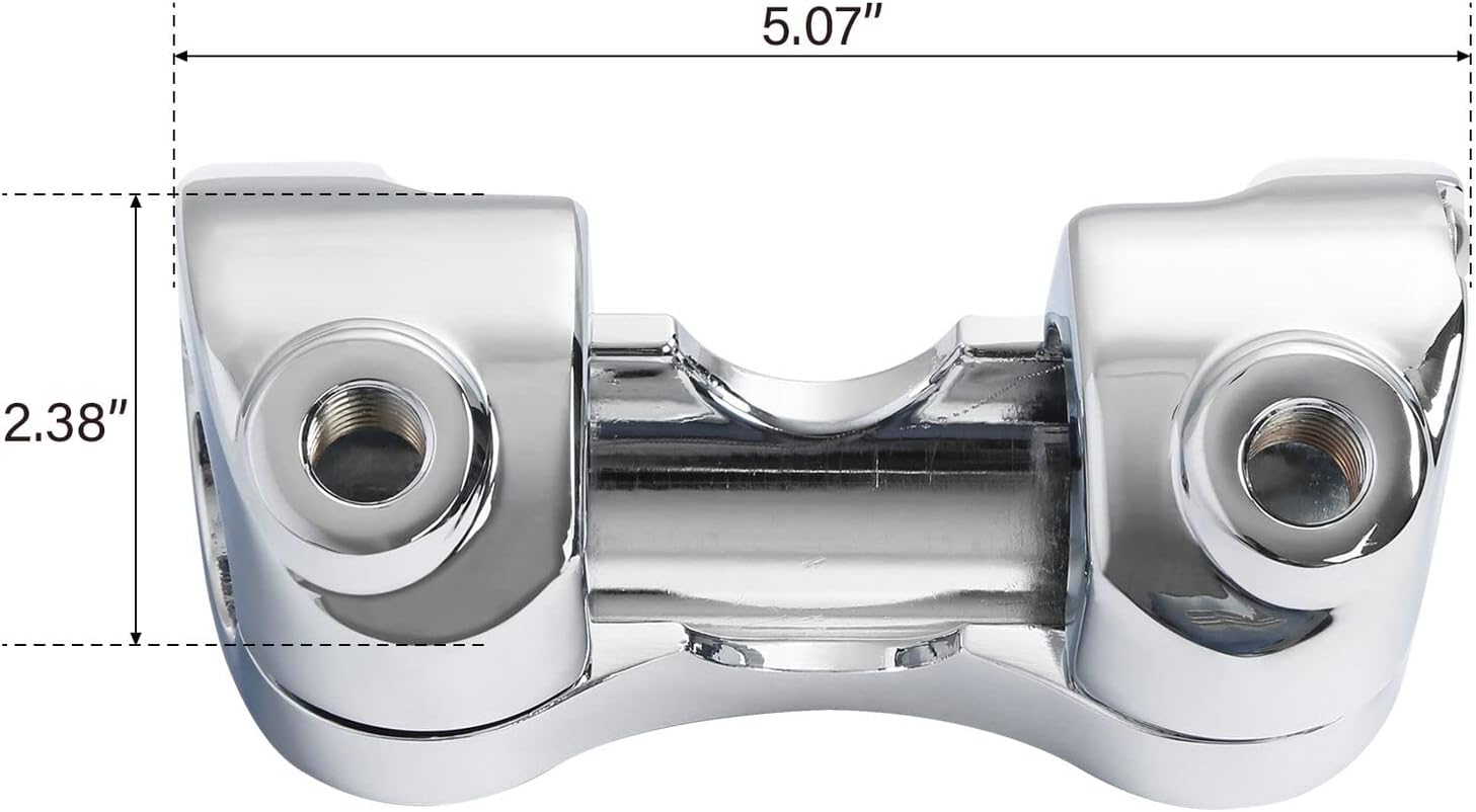 TCMT 1.25'' Handlebar Riser Top Clamp Fit For Harley Touring Road King Road Glide Street Glide Electra Glide Ultra Class Ultra Limited 1988-2023