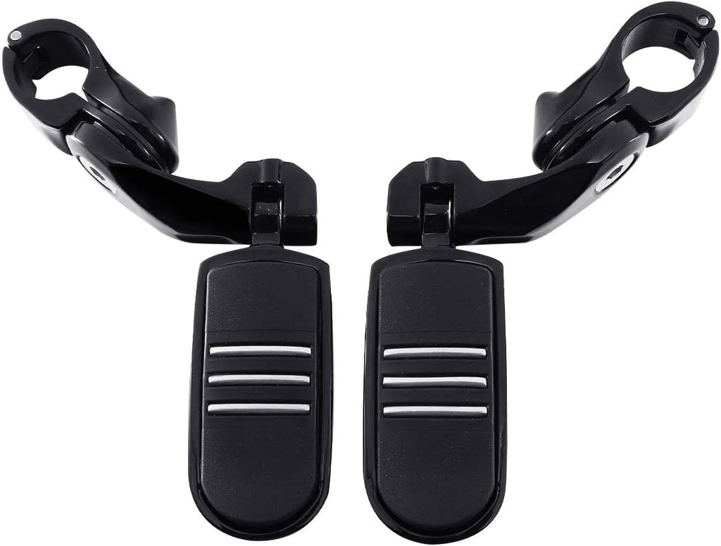 TCMT 32mm 1 1/4" Highway Engine Guard Bar Highway Footpegs Mount Kit Fits For Harley Touring Road King Street Glide Road Glide Electra Glide Softail Sportster Dyna with 1.25" Engine Guards