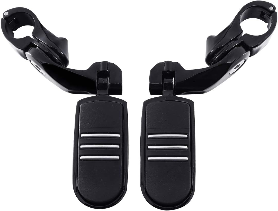 TCMT 32mm 1 1/4" Highway Engine Guard Bar Highway Footpegs Mount Kit Fits For Harley Touring Road King Street Glide Road Glide Electra Glide Softail Sportster Dyna with 1.25" Engine Guards