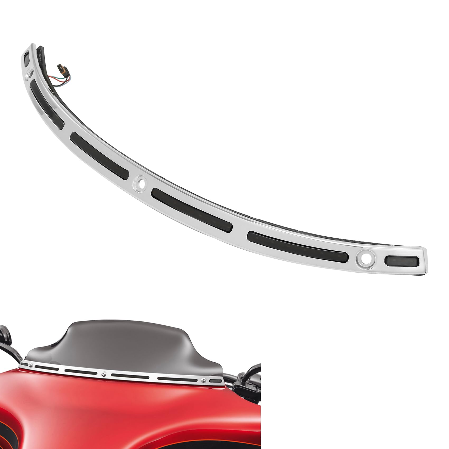 TCMT 5'' Windscreen Windshields Fit for Harley Touring 2014-2025 Electra Glide Street Glide Special Ultra Limited Tri Glide Models
