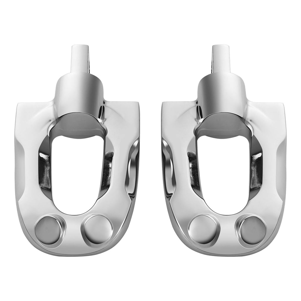 TCMT 10mm High Way Foot Pegs Rests Mount Fits For Harley Davidson Touring Sportster Dyna