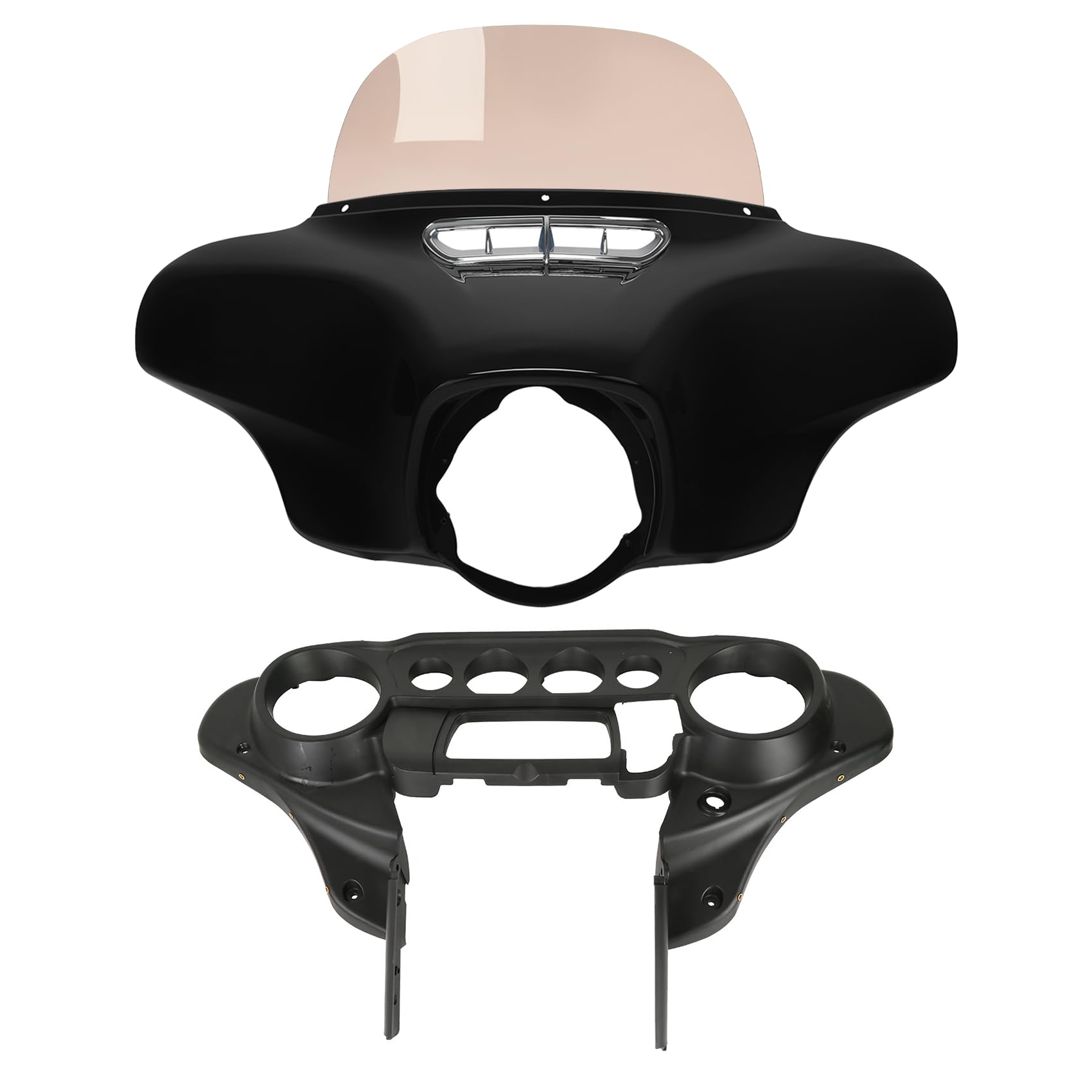 TCMT ABS Batwing Inner Outer Fairing Speakers Cover Fit For Harley Touring 2014-2025 Electra Glide Street Glide Special Ultra Limited Tri Glide