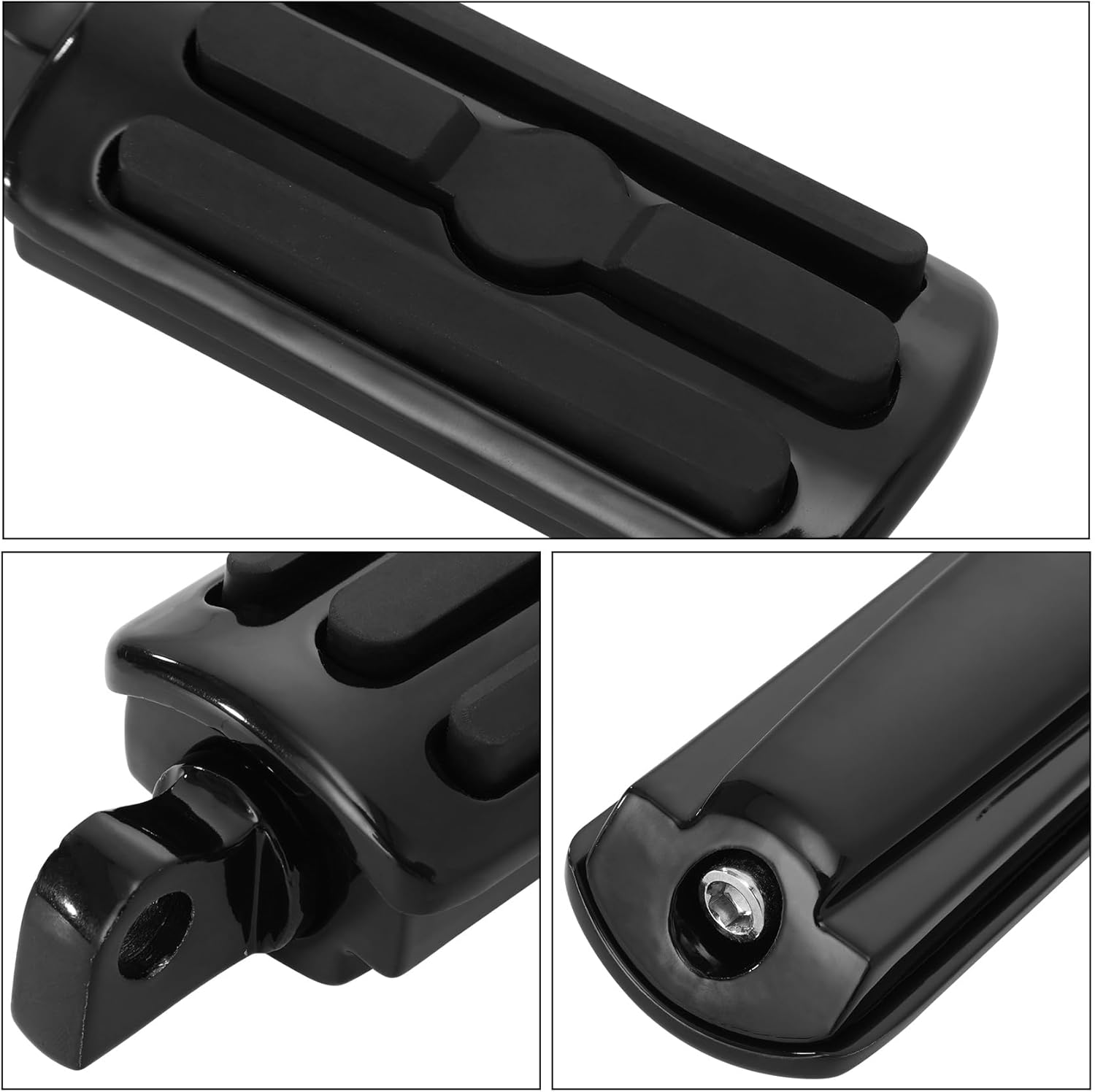 TCMT 10mm High Way Foot Pegs Rests Mount Fits For Harley Davidson Touring Sportster Dyna
