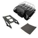 TCMT 5.5" Razor Motorcycle Trunk Box Backrest Psd Fits For Harley Touring 2014-2025 CVO Road King Road Glide Street Glide Electra Glide Ultra Limited Tri Glide Pack