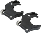 TCMT 2 Pairs 49mm Detachable Windshield Clamps Fits For Harley 2002-2010 VRSCA VRSCAW, 2004-2005 VRSCB, 2007 VRSCX, 2016-later XL1200X and 2006-later Dyna models (Black)