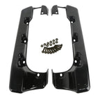 TCMT ABS 4" Hard SaddleBag Extensions Fits For Harley Touring Models CVO Road Glide Road King Street Glide Electra Glide Ultra Classic 1994-2013