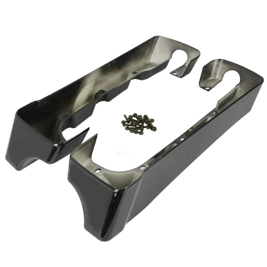 TCMT 4" Hard Stretched SaddleBag Extension Fits For Harley 2014-2024 Street Road Electra Glide Road King Ultra Limited