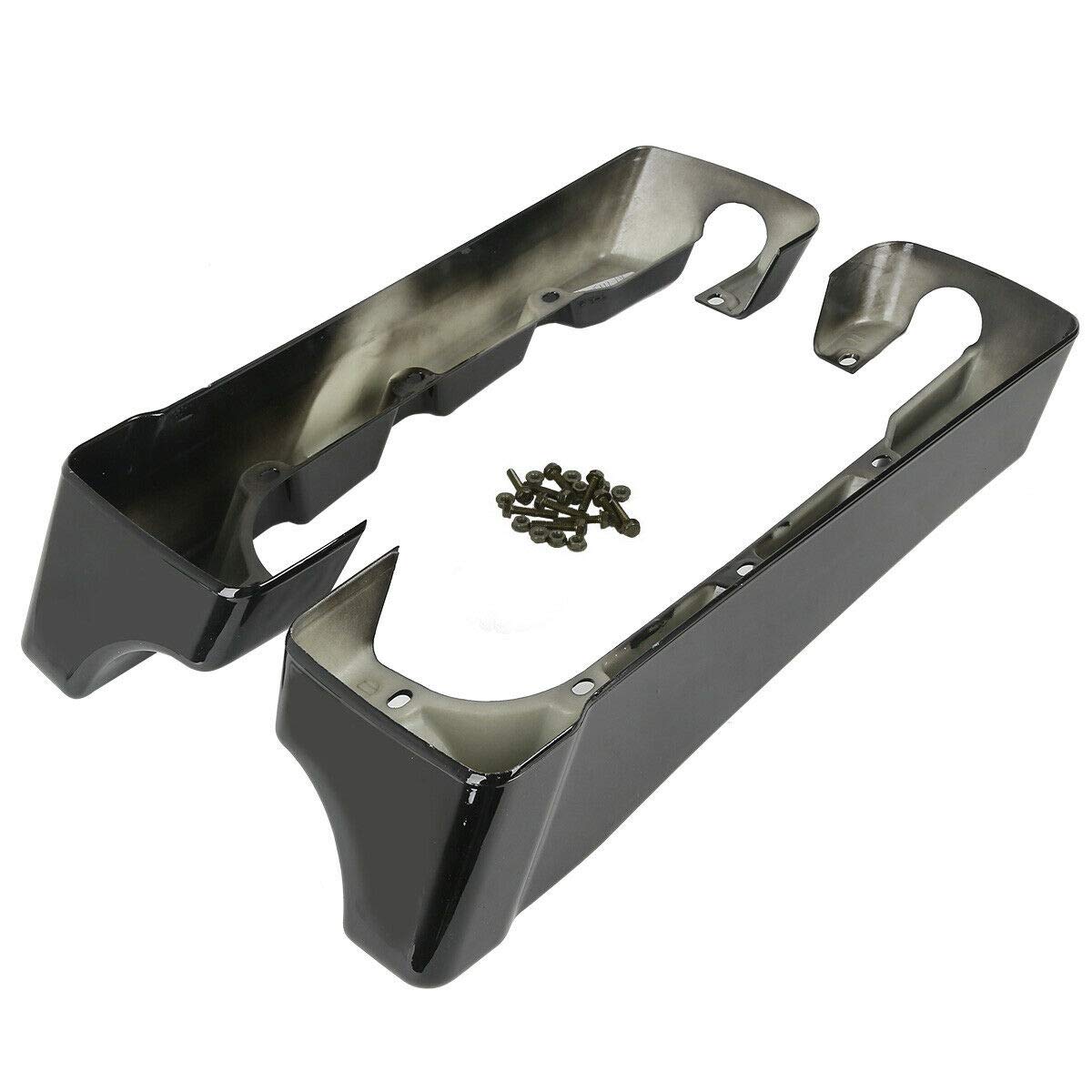 TCMT 4" Hard Stretched SaddleBag Extension Fits For Harley 2014-2024 Street Road Electra Glide Road King Ultra Limited