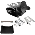 TCMT 13.7" King 2014-2025 Motorcycle Trunk Backrest Pad Luggage Rack Speakers Taillight Fit For Harley Trunk Touring CVO Road King Road Glide Street Glide Electra Glide Pack