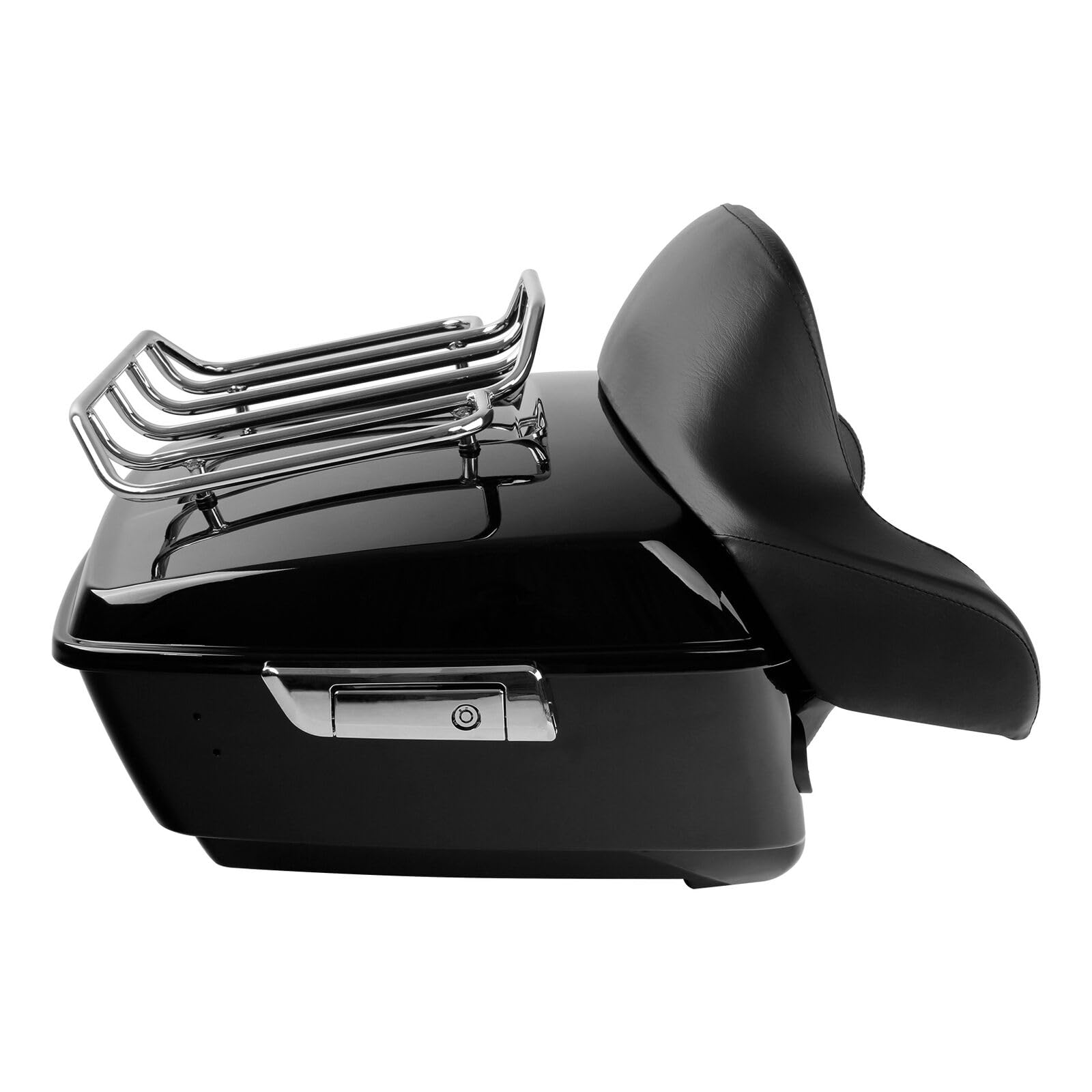 TCMT 13.7" King 2014-2025 Motorcycle Trunk Backrest Pad Luggage Rack Speakers Taillight Fit For Harley Trunk Touring CVO Road King Road Glide Street Glide Electra Glide Pack