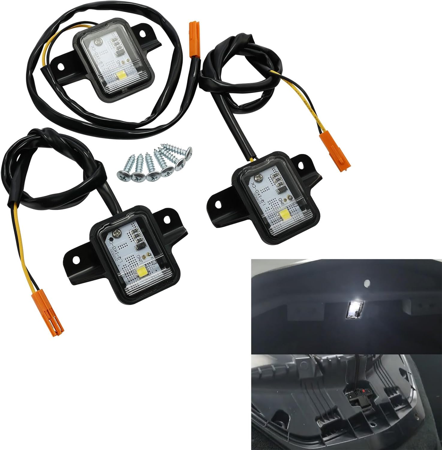 TCMT 3Pcs LED Trunk Lights Fit For Honda Goldwing 1800 GL1800 GL 1800 Tour 2021-2025