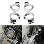 TCMT 49mm Windshield Windscreen Clamps Fit For Harley Softail Street Bob FXBB FXBBS 2018-2023 Softail Standard FXST 2022-2023 Low Rider FXDL 2014-2017 FXLR 2018-2020